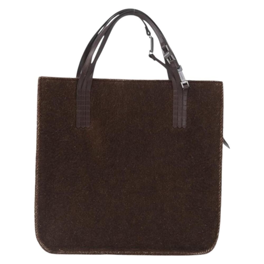 Chanel Canvas Tote Bag Mouton Brown